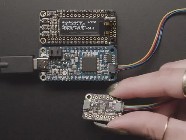Adafruit LSM6DSOX Акселерометр и гироскоп с 6 степенями свободы