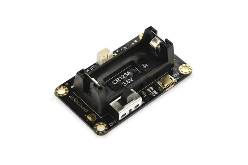 Питание вашего робота micro:bit Maqueen с держателем для литий-ионной батареи