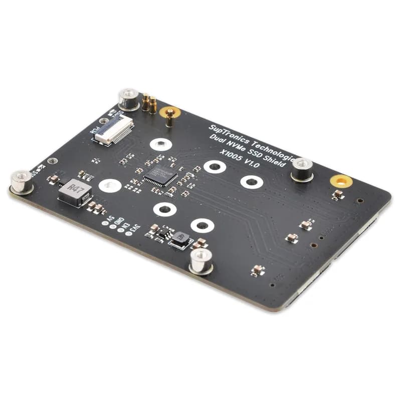 Надстройка SupTronics X1005 с двойным NVMe для нижнего крепления для Raspberry Pi 5
