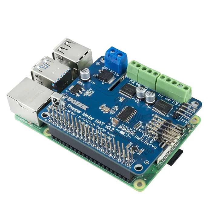 Плата расширения серворобота с шаговым двигателем для Raspberry Pi