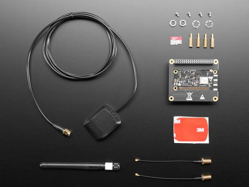 8-канальный шлюз LoRa HAT с антенной LoRa и GPS — SX1301 Pi не входит в комплект