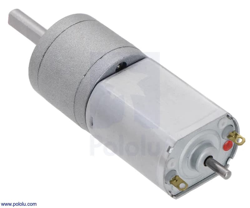 78:1 Металлический мотор-редуктор 20Dx43L мм 6V CB с удлиненным валом двигателя