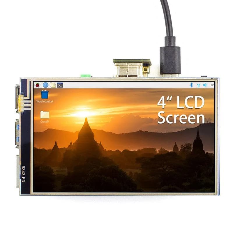 RR040I 4-дюймовый сенсорный экран IPS TFT с разрешением HD 800x480 для Raspberry Pi