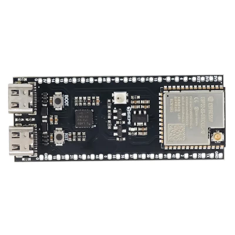 7Semi ESP32-S3-WROOM-1U-N16R8 Модуль WiFi Bluetooth с разъемом IPEX 16 МБ флэш-памяти 8 МБ PSRAM