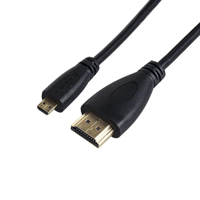 Кабель Micro HDMI-HDMI для Raspberry Pi 5/4/3B+/3B/Zero 2 Вт — 1,5 метра