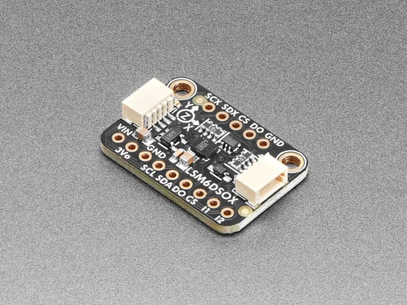 Adafruit LSM6DSOX Акселерометр и гироскоп с 6 степенями свободы — STEMMA QT / Qwiic