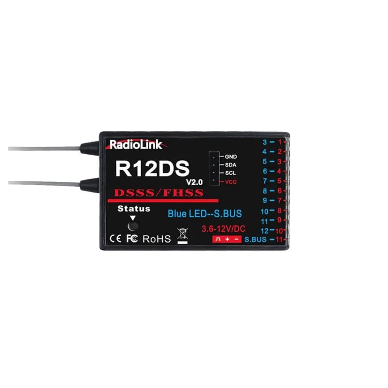 Radiolink R12DS RC приемник 2.4ГГц 12 каналов