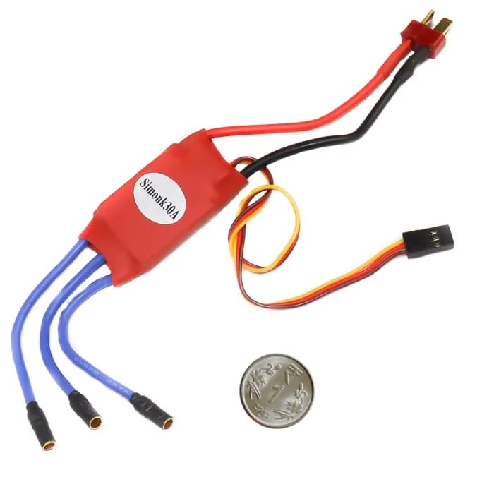 SimonK Red 30A BLDC ESC Электронный регулятор скорости с разъемами