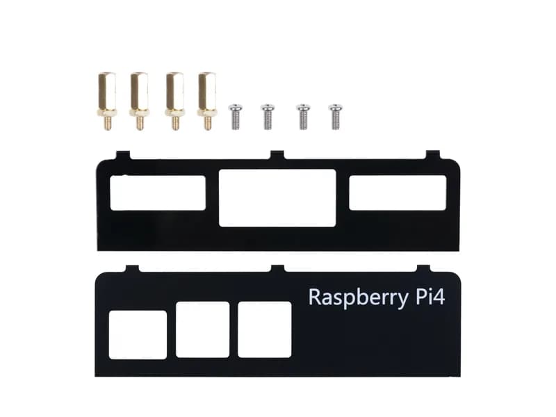 Корпус re_computer: боковые панели для Raspberry Pi 4 с стойками