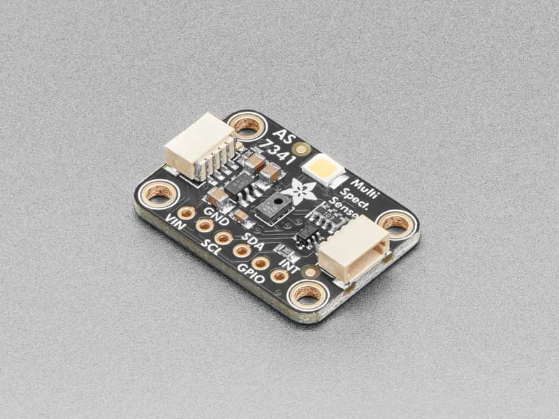 Adafruit AS7341 10-канальный датчик света/цвета - STEMMA QT / Qwiic