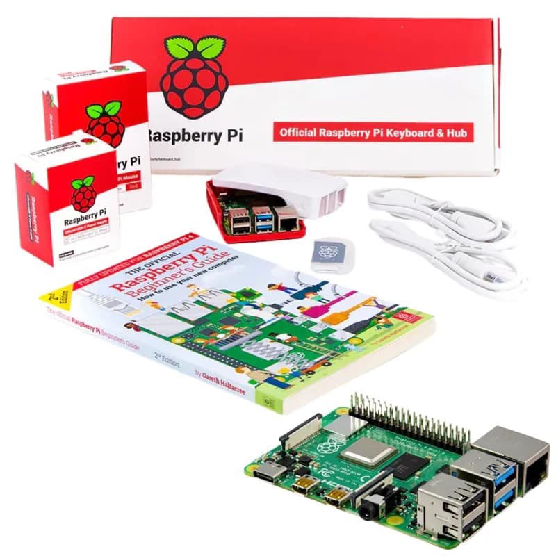Pakronics® Raspberry Pi® 4 Настольный комплект, 1 ГБ