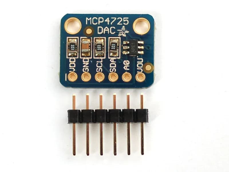 Коммутационная плата MCP4725 — 12-битный ЦАП с интерфейсом I2C