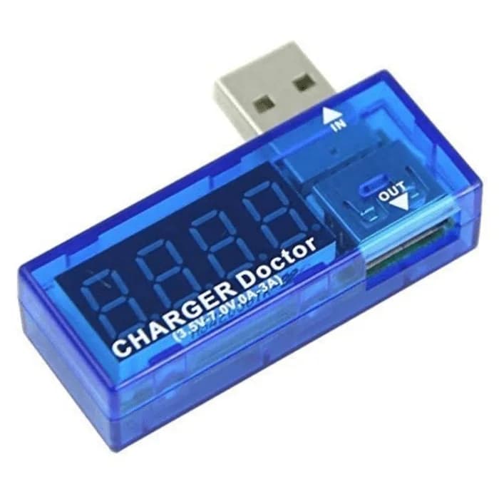 USB зарядное устройство Doctor для вольтметра и амперметра