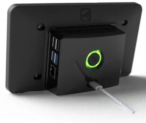 Экран и корпус Raspberry Pi, черный