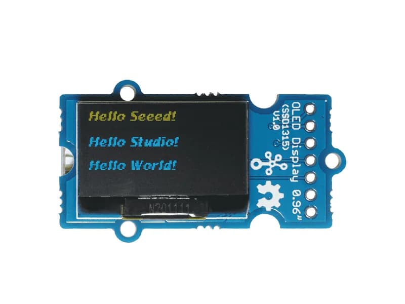 Grove - Желто-синий OLED-дисплей 0,96 (SSD1315) - SPI/IIC -3,3 В/5 В