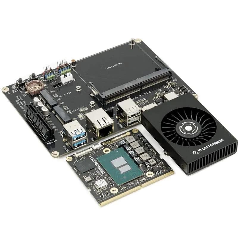 Оценочный комплект вычислительного модуля LattePanda Mu Micro x86 (N100, 8 ГБ ОЗУ, 64 ГБ eMMC)