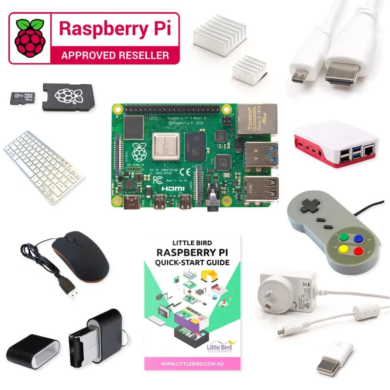 Полный стартовый комплект Little Bird Raspberry Pi 4 (1 ГБ)