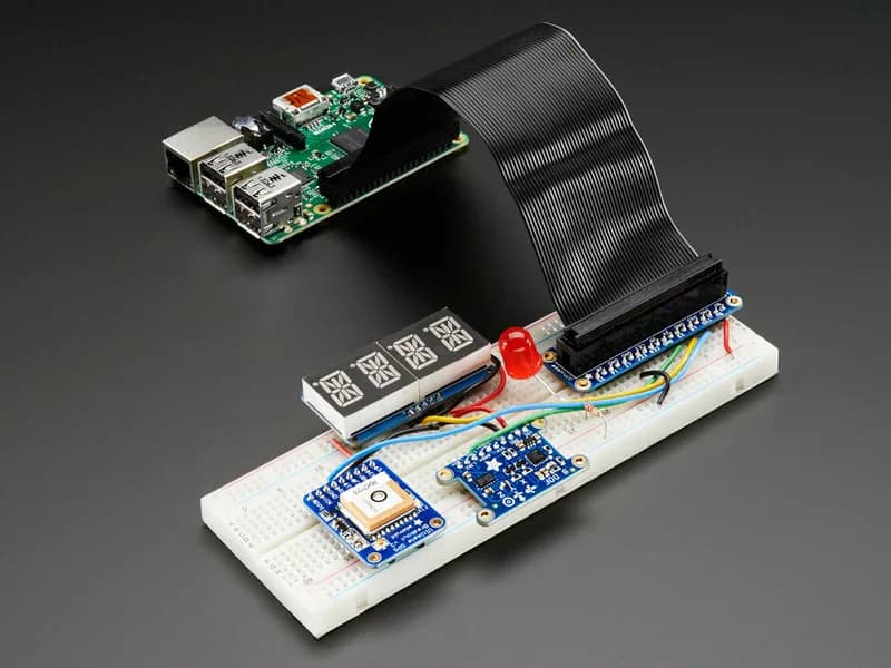 Pi Cobbler Plus в сборе — разводной кабель для Pi B+/A+/Pi 2/Pi 3/Pi 4
