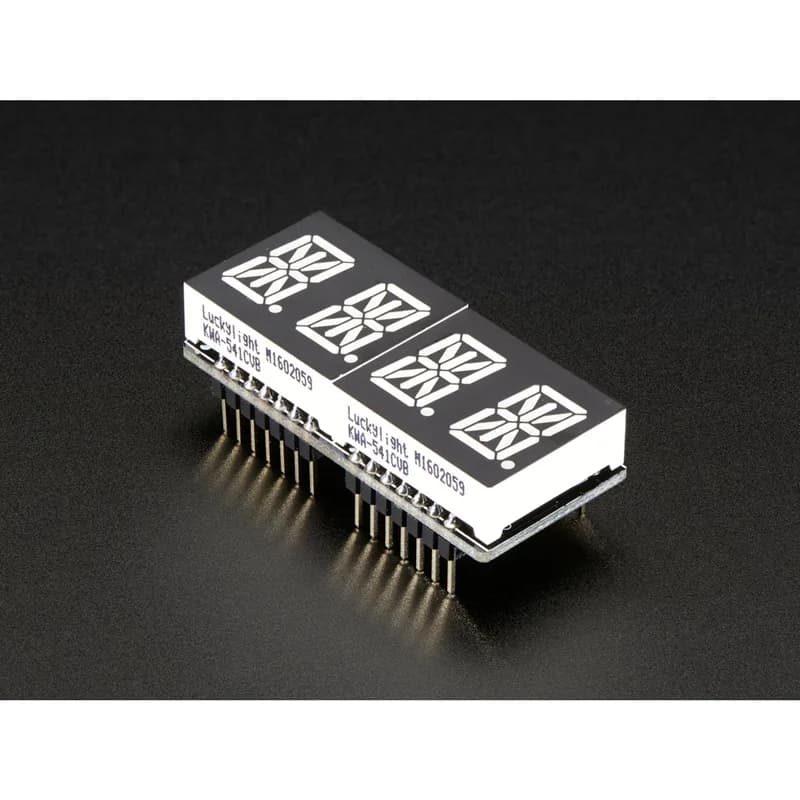 Adafruit 0,54 Четырехбуквенный буквенно-цифровой дисплей FeatherWing - красный
