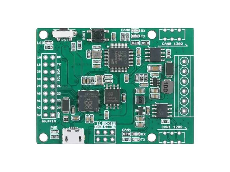 CANBed DUAL — плата разработки Arduino CAN Bus на базе чипа RP2040 с 2 независимыми интерфейсами CAN Bus (CAN2.0 и CAN FD)