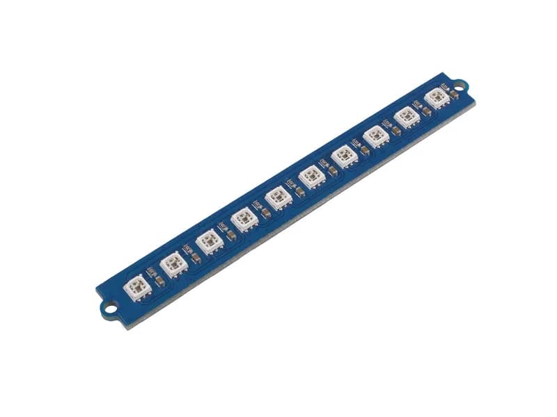 Grove - RGB LED Stick (10 - WS2813 Mini 3535): Полноцветное светодиодное освещение RGB