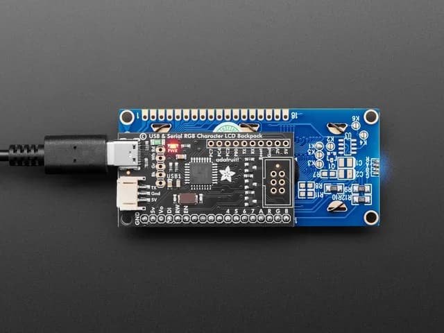 Рюкзак Adafruit USB + Serial с ЖК-дисплеем и кабелем