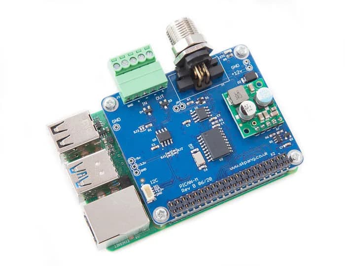 PiCAN-M с разъемом CAN-Bus Micro-C и RS422 + 3А SMPS