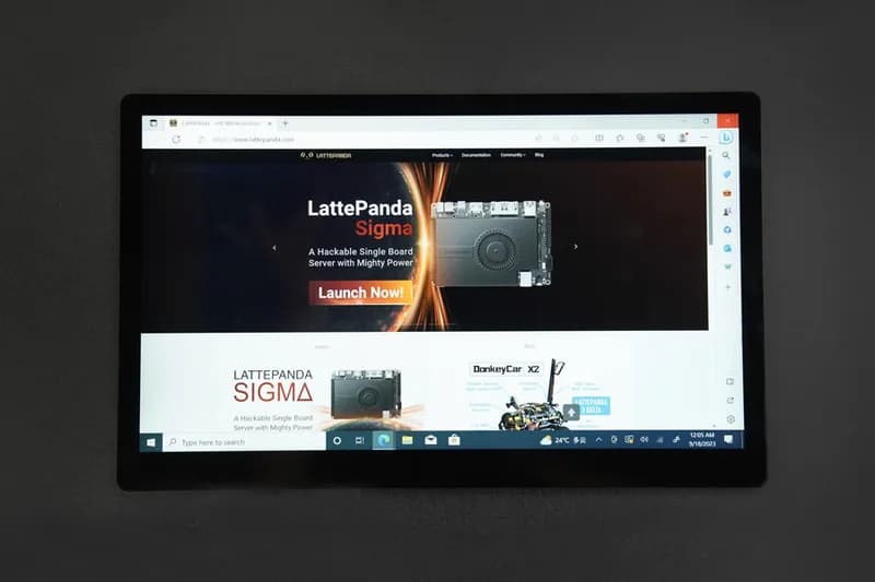 Сенсорный экран и дисплей IPS Type-C 15,6 дюйма 1920x1080 для одноплатного компьютера Raspberry Pi / LattePanda / Jetson Nano