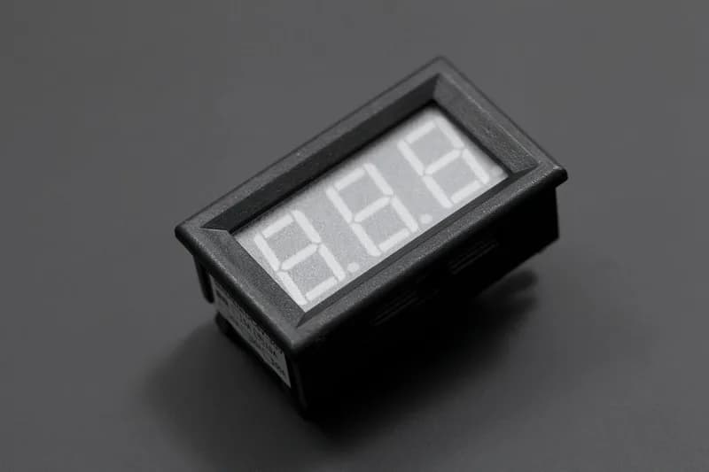 Светодиодный измеритель тока 10А (синий)