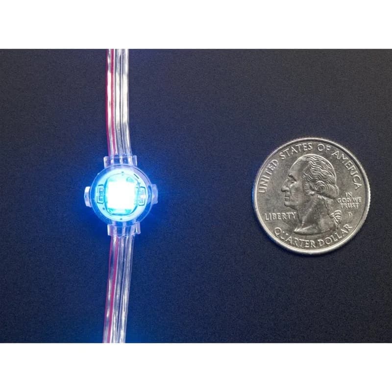 Adafruit NeoPixel LED Dots Strand — 20 светодиодов с шагом 2