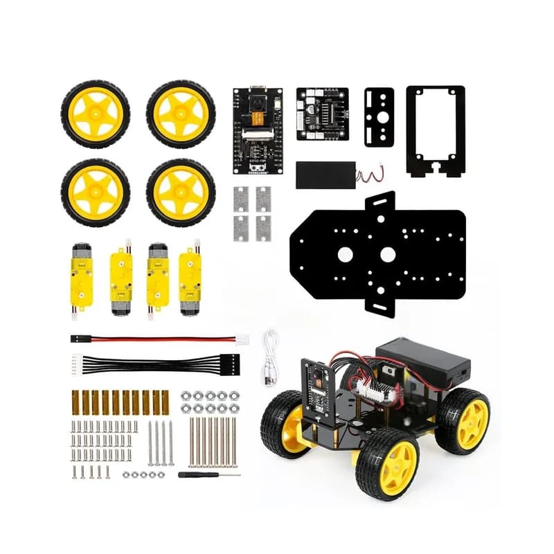 Автомобильный комплект умного робота Makerlab ESP32 CAM 4WD