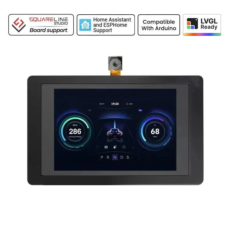 Терминал CrowPanel-ESP32 3,5-дюймовый емкостный сенсорный дисплей SPI с камерой OV2640 (320x480)