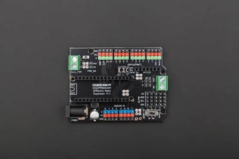 Gravity: Nano I/O Shield для Arduino Nano
