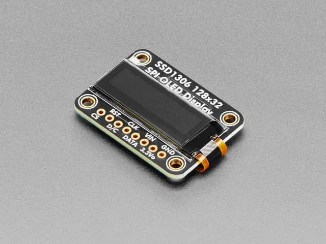 Монохромный графический OLED-дисплей SPI 128x32