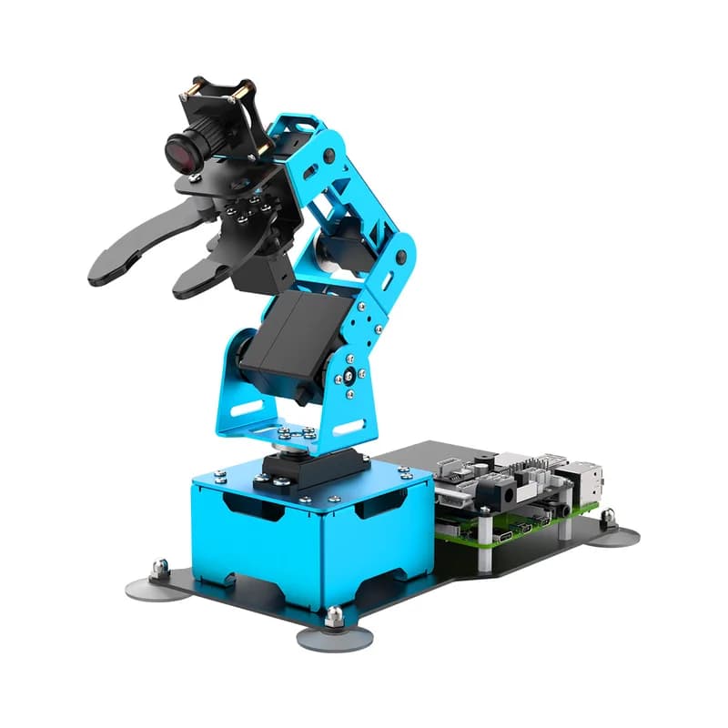 Роботизированная рука Hiwonder ArmPi mini 5DOF Vision на базе Raspberry Pi Поддержка Python, OpenCV Отслеживание целей для начинающих