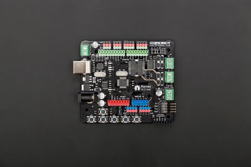 Romeo - плата управления роботом с драйвером двигателя (совместима с Arduino)