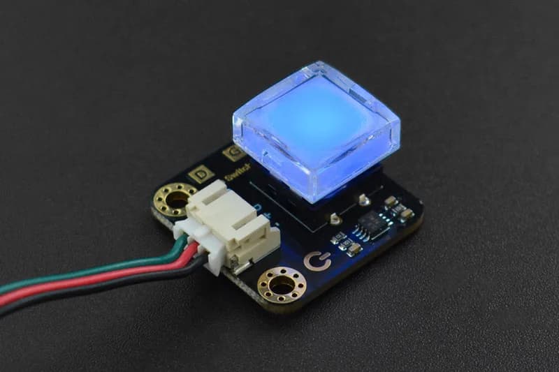 Gravity: Светодиодный переключатель для Arduino/micro:bit (Синий)