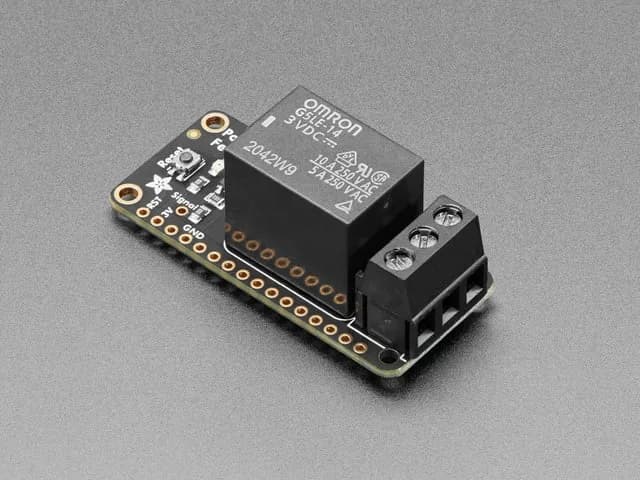 Силовое реле Adafruit FeatherWing