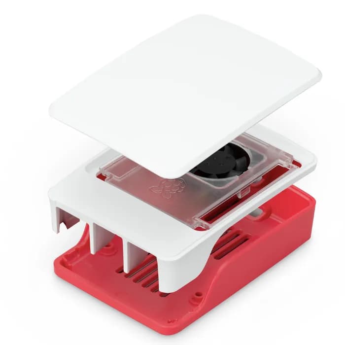 Чехол Raspberry Pi для Pi 5 Красный/Белый