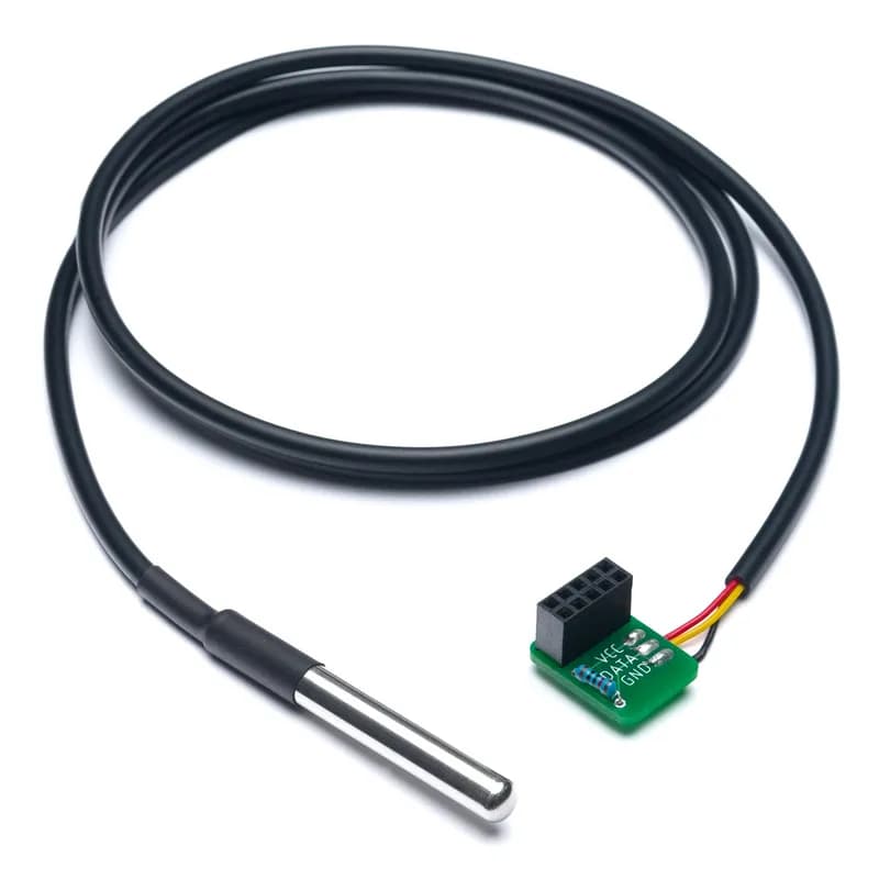 1-проводной цифровой датчик температуры для Raspberry Pi — в разобранном виде (3 м)