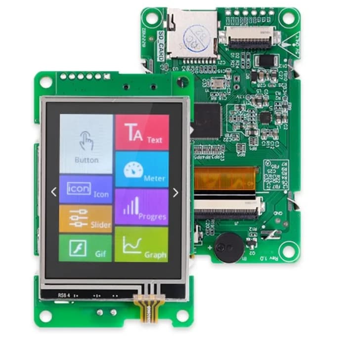 Elecrow 2,4-дюймовый сенсорный дисплей HMI 240*320 TTL последовательный экран