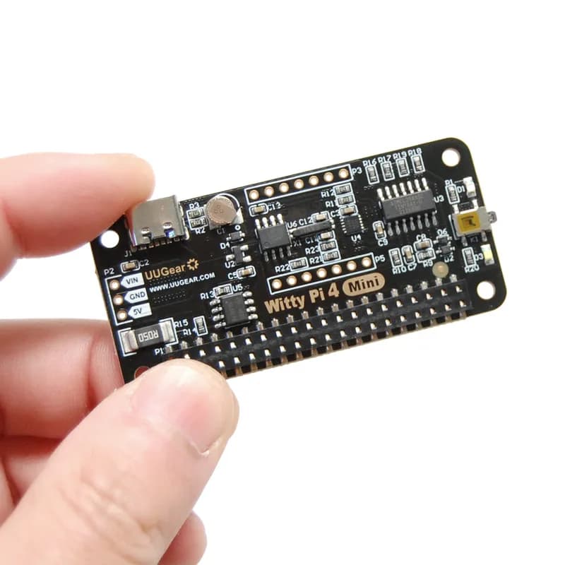 Witty Pi 4 Mini: часы реального времени и управление питанием для Raspberry Pi