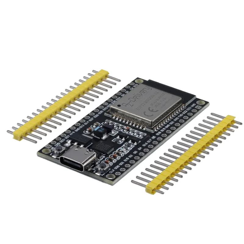 ESP-32 Dev Kit C открывает модуль NodeMCU WLAN с USB-C Anschluss Плата разработки WiFi с CP2102 (Nachfolgermodell zum ESP8266), совместимая с Arduino