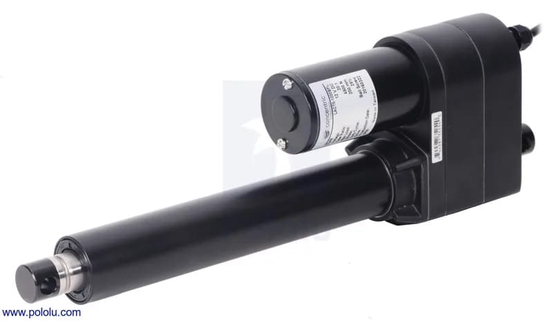 Glideforce LACT8-500APL Промышленный линейный привод с приводом Acme и обратной связью: 250 кгс, ход 8 дюймов (используемый 7,5 дюйма), 0,66 дюйма/с, 12 В