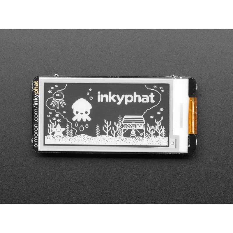 Pimoroni Inky pHAT — дисплей eInk — черный/белый