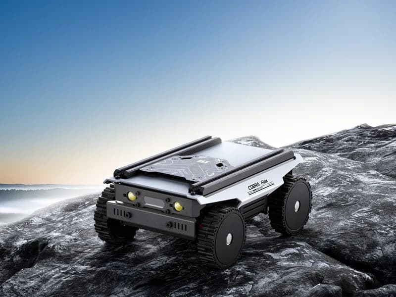Модульное шасси Cobra Flex 4WD с электроприводом – ступичные двигатели, открытый исходный код