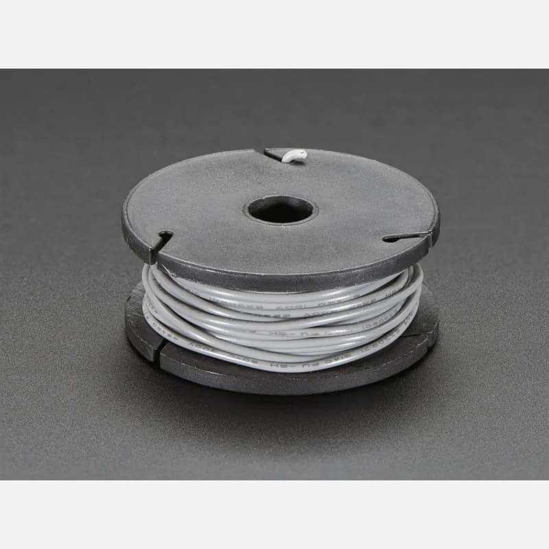 Катушка с твердым сердечником - 25 футов - 22AWG - Серая
