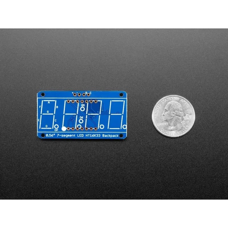 Рюкзак Adafruit с 7-сегментной светодиодной матрицей
