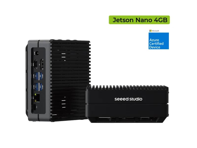 reComputer J1020 v2 - Устройство Edge AI с модулем Jetson Nano, предустановленной системой JetPack (без адаптера питания)