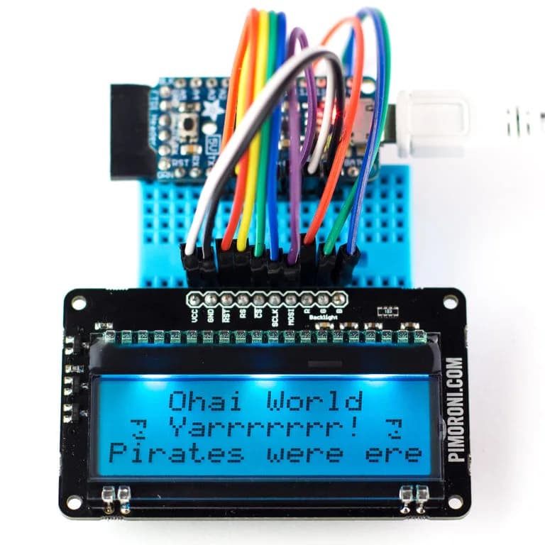 Прорыв Pimoroni Display-O-Tron RGB